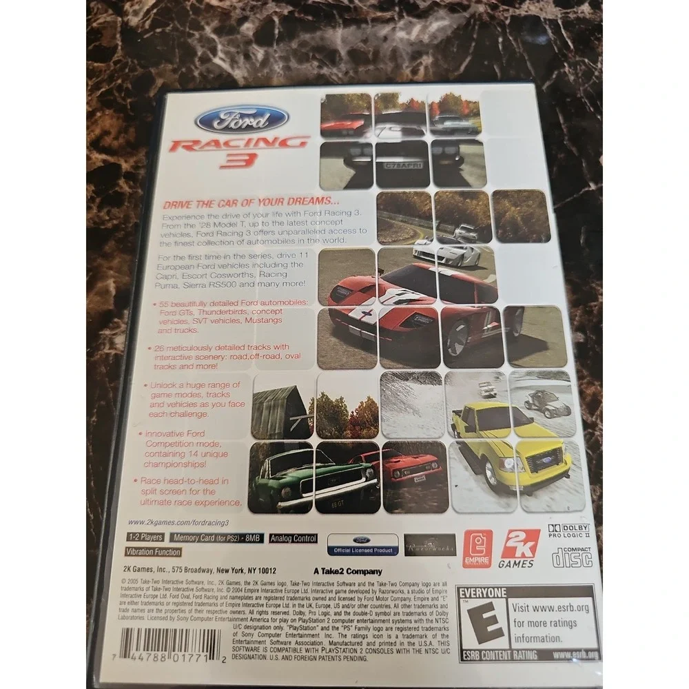 Ford Racing 3 (Sony PlayStation 2, 2005) - European Version